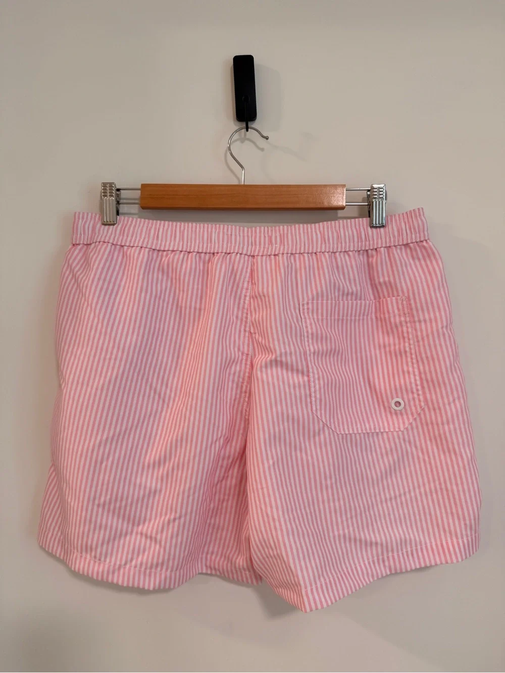 Men's Maamgic Pinstripe Swim Trunks NEW